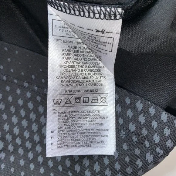 adidas Men's FreeLift Graphic Tech Cotton Short Sleeve Tee, XS, Black/Grey - Picture 6 of 9